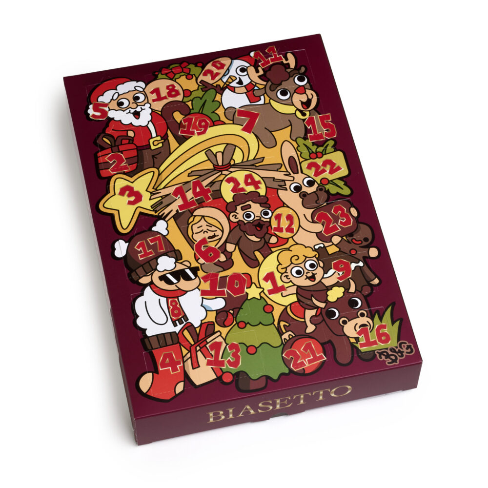 Calendario dell'Avvento firmato Biasetto