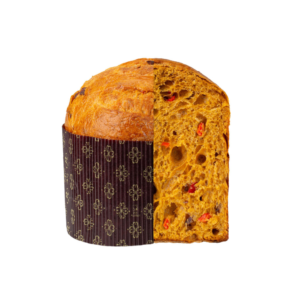 Panettone salato - peperoni confit e cipolla di Tropea - immagine 3