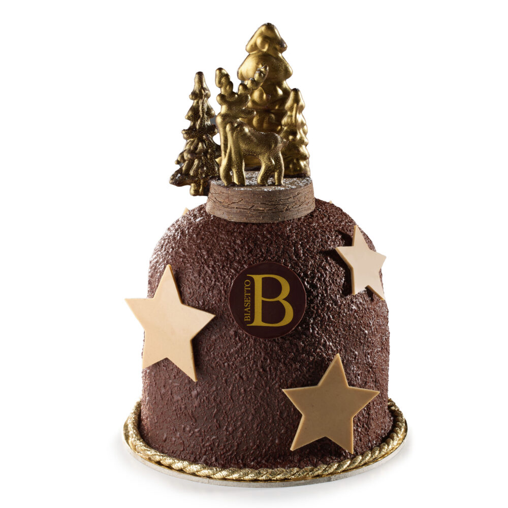 Panettone Decorato con Renna