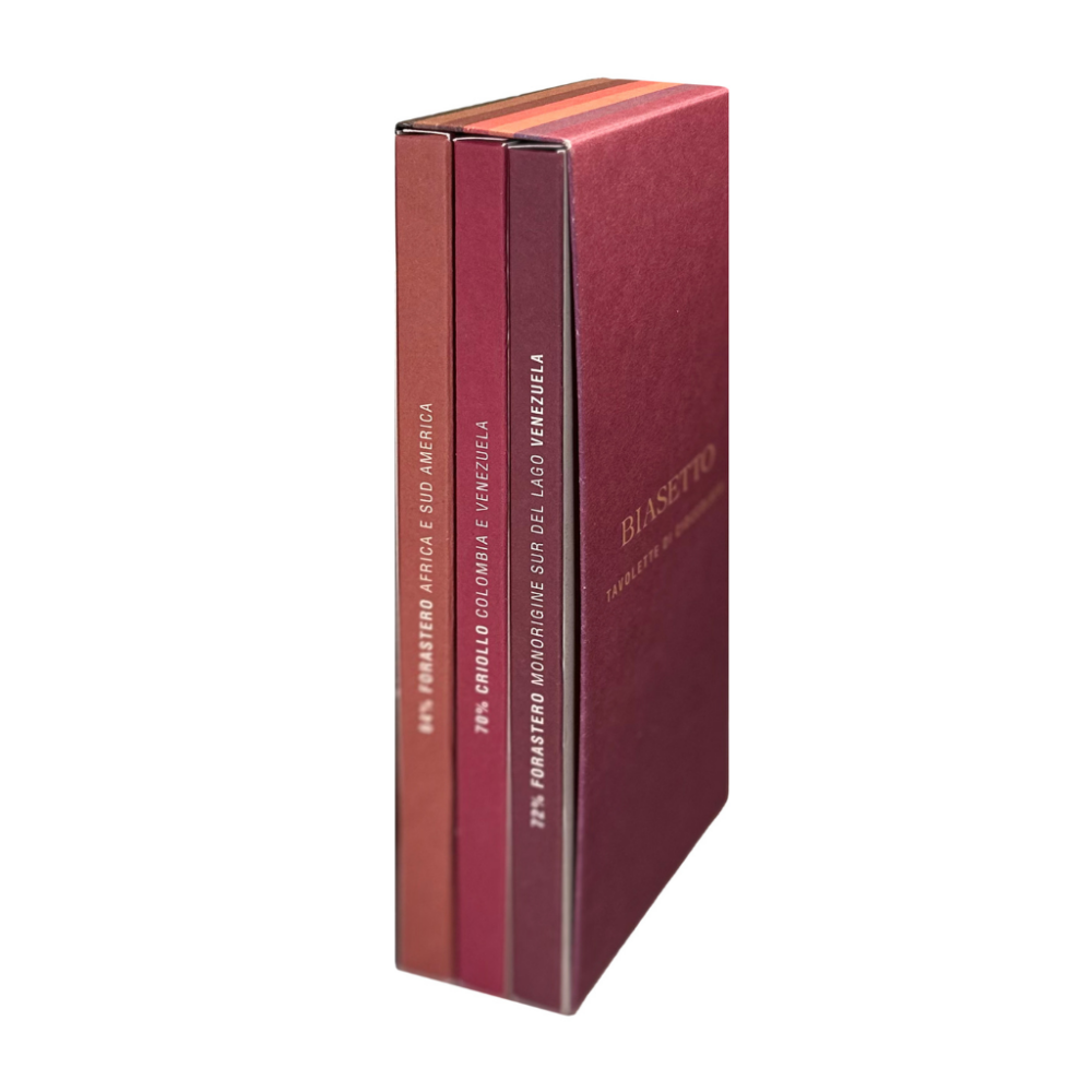 Box cioccolato da 3 tavolette