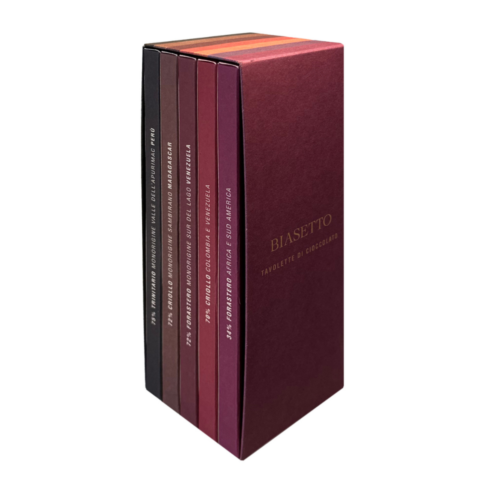 Box cioccolato da 5 tavolette